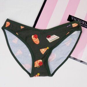 pizza food Christmas bikini brief cotton